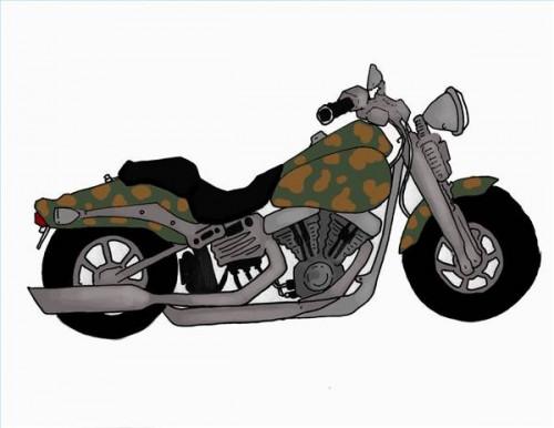 Hvordan Paint Camo på motorsykkel