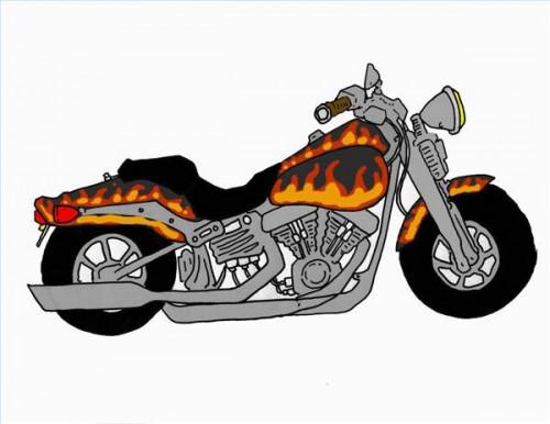 Hvordan Paint Flames på en Harley
